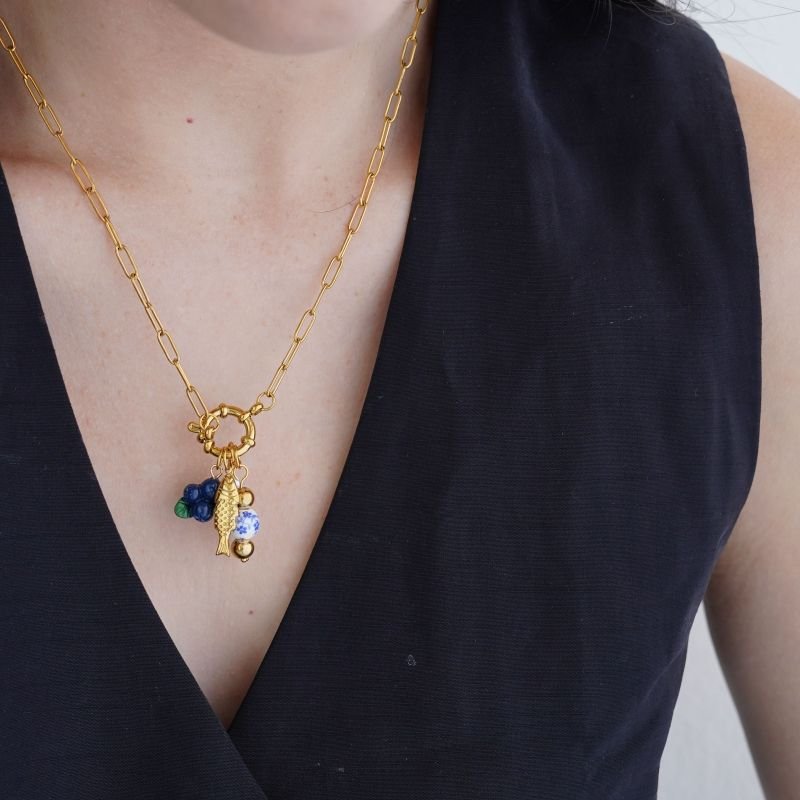 Colar Mystic Luck Luxo em Aço Inox(Linha Premium)