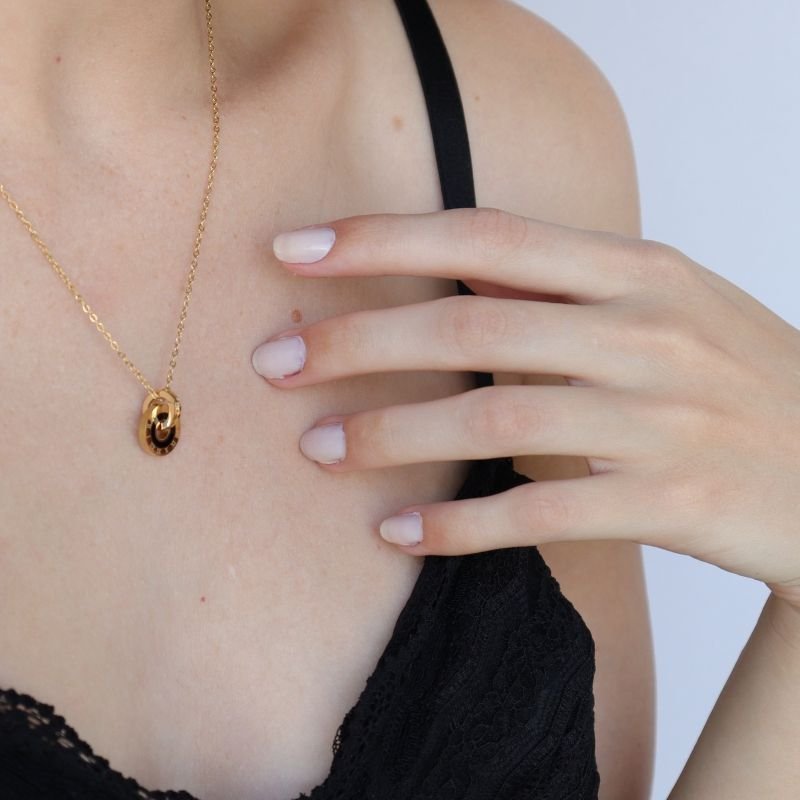 Colar Número Romano em Aço Inox (Linha Premium)