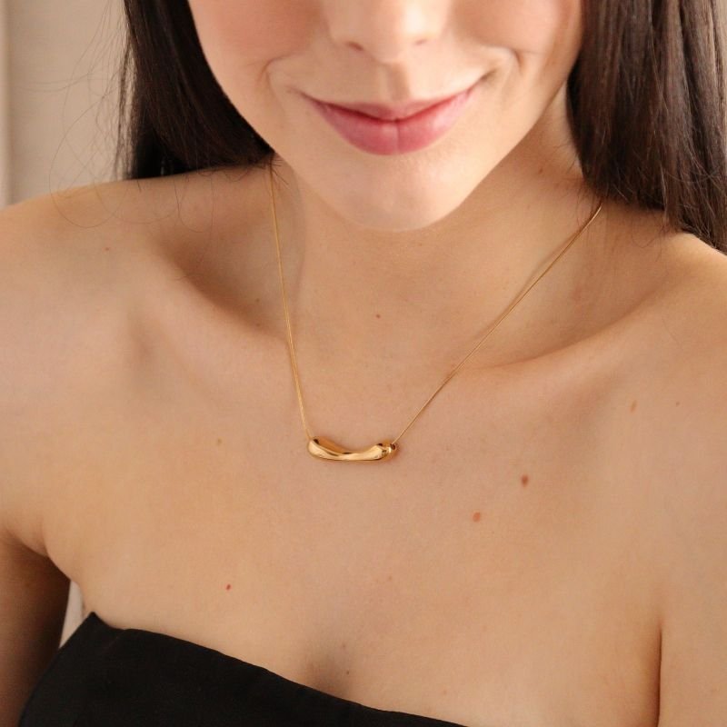 Colar Orgânico em Aço Inox (Linha Premium)