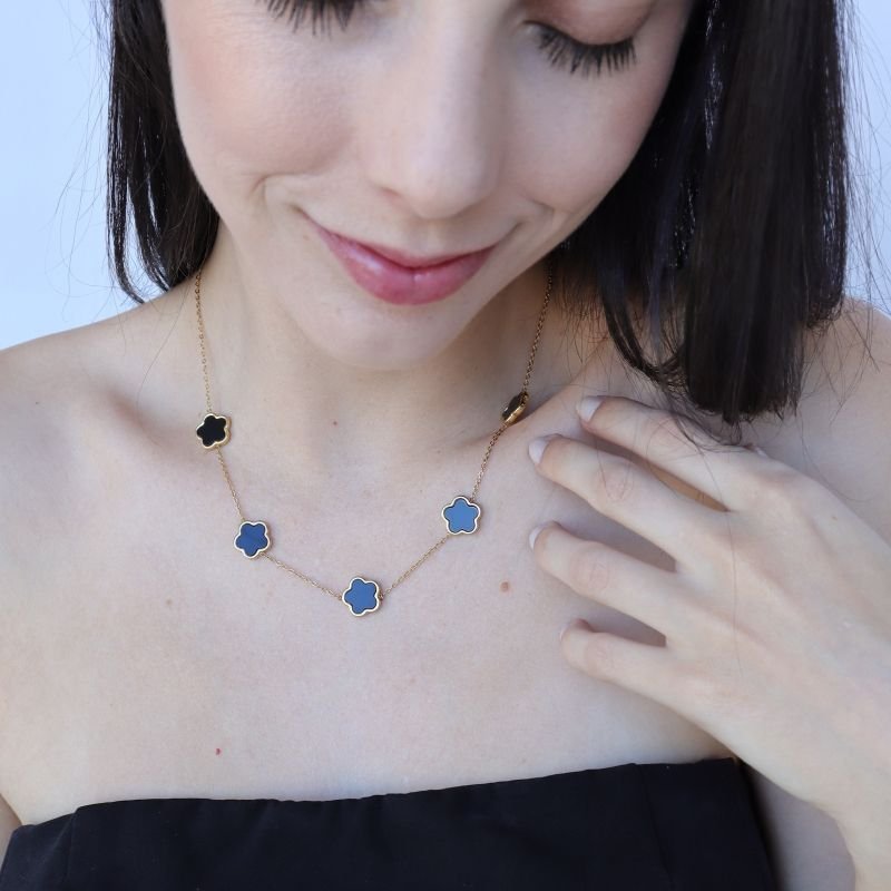 Colar Trevo em Aço Inox (Linha Premium)