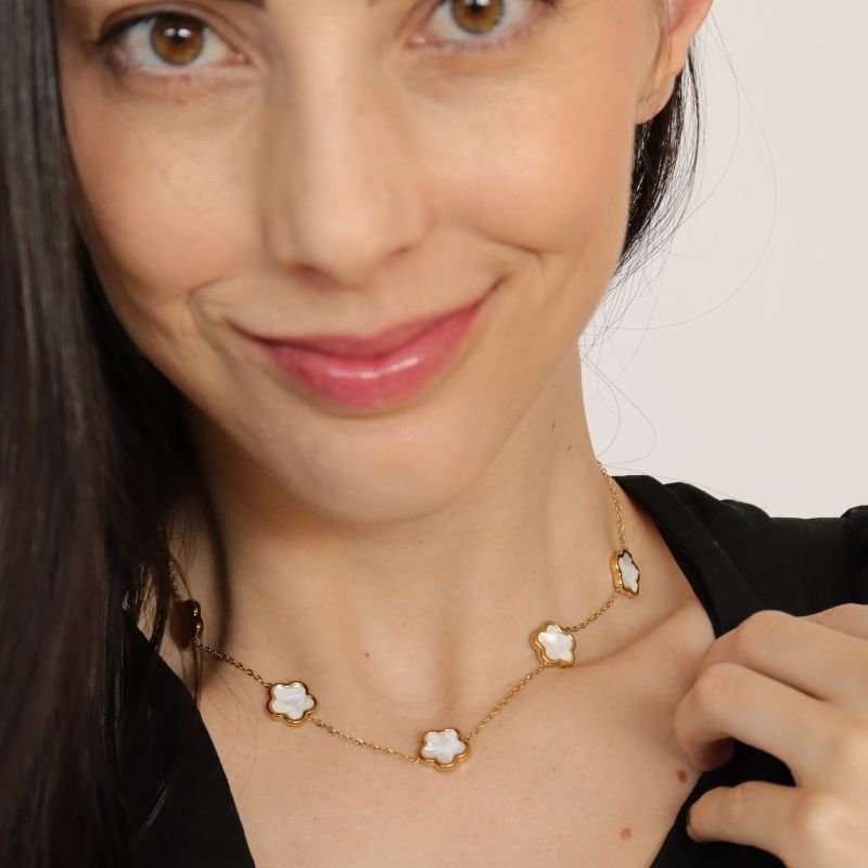 Colar Trevo em Aço Inox (Linha Premium)