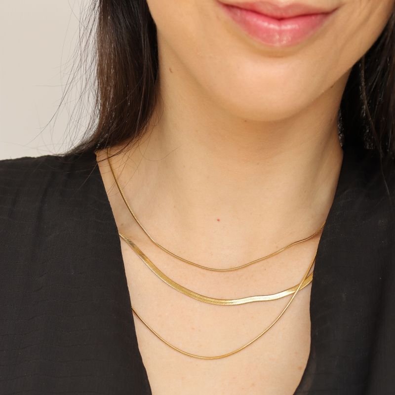 Colar Triplo em Aço Inox (Linha Premium)