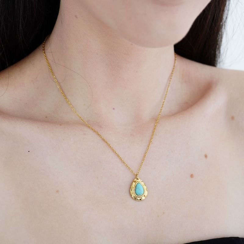 Colar Turquoise Summer em Aço Inox