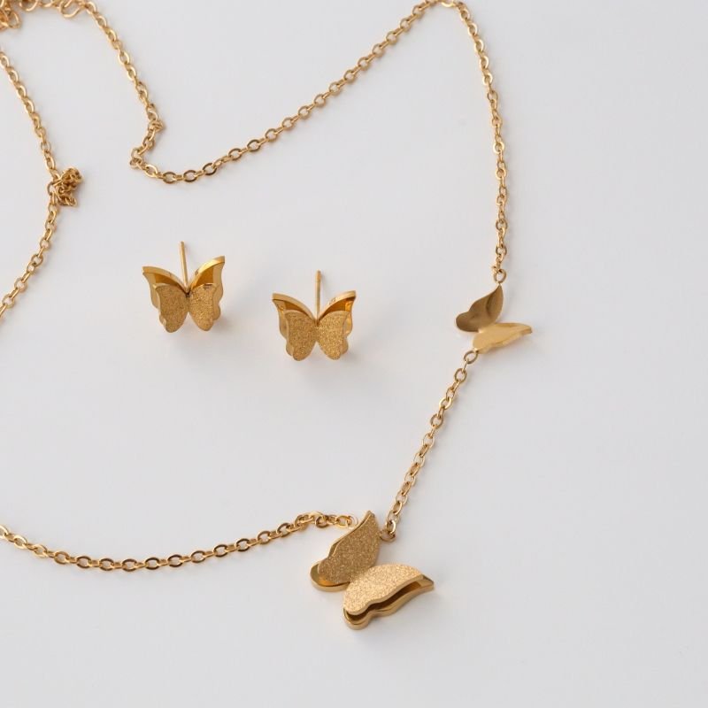 Conjunto Borboleta em Aço Inox (Linha Premium)