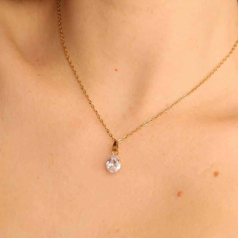 Conjunto Gota Delicado em Aço Inox (Linha Premium)