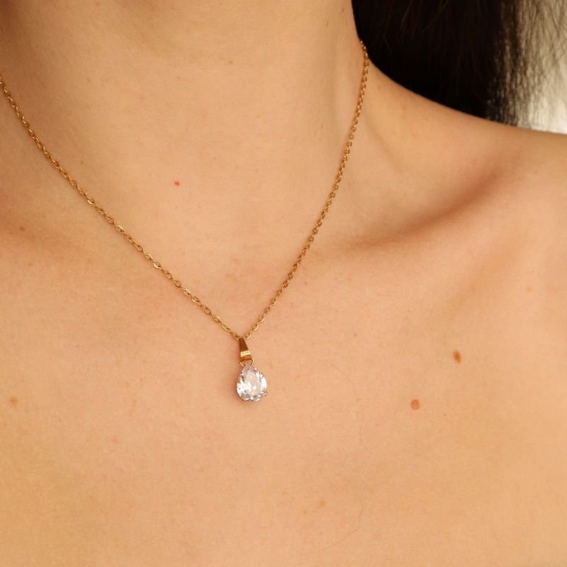 Conjunto Gota Delicado em Aço Inox (Linha Premium)