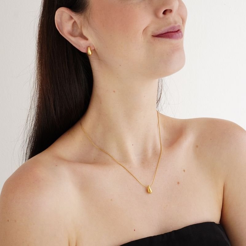 Conjunto Gota Drop Delicate em Aço Inox (Linha Premium)