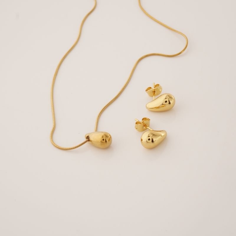 Conjunto Gota Drop Delicate em Aço Inox (Linha Premium)