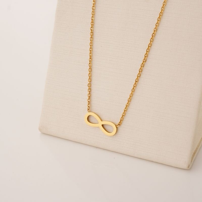 Conjunto Infinity Simple em Aço Inox
