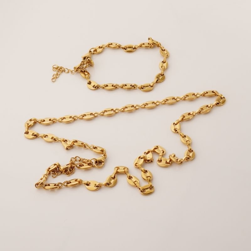 Conjunto Inspiração Cartier em Aço Inox (Linha Premium)