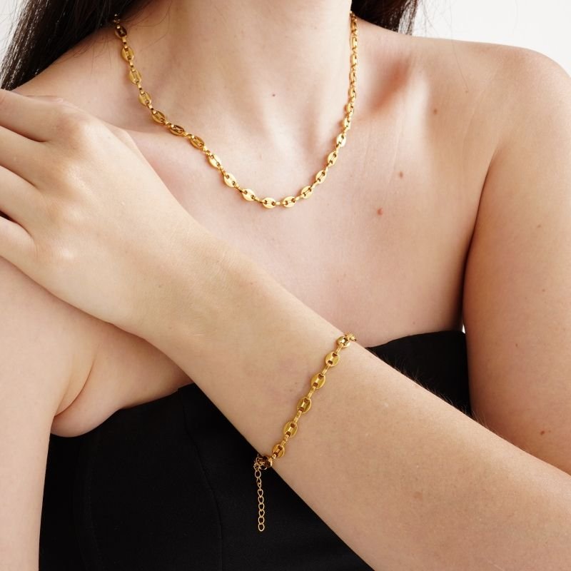 Conjunto Inspiração Cartier em Aço Inox (Linha Premium)