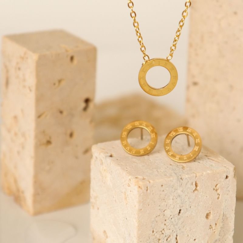 Conjunto Números Romanos em Aço Inox (Linha Premium)