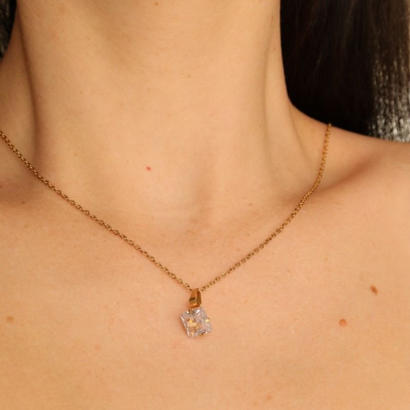 Conjunto Quadrado Delicado em Aço Inox (Linha Premium)