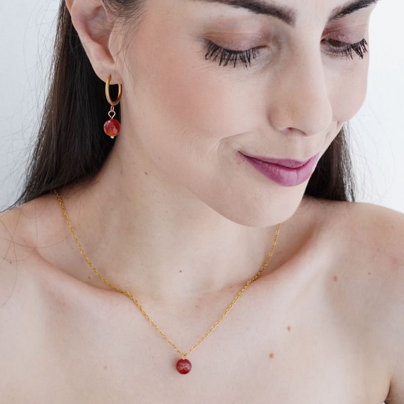 Conjunto Sunset Sphere Orange em Aço Inox (Linha Premium)