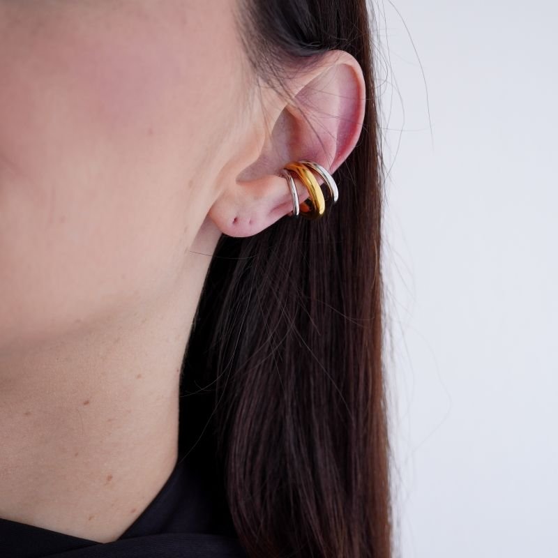 Piercing Fake Duo em Aço Inox (Linha Premium)