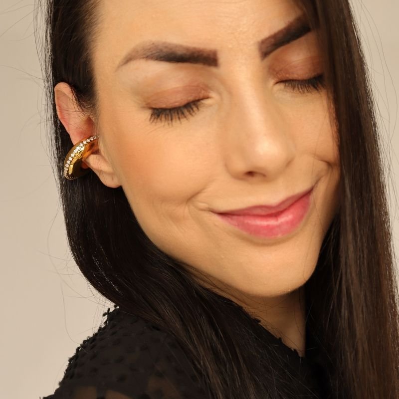 Piercing Fake Maximalista em Aço Inox (Não tem Regulagem)