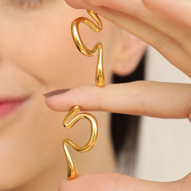 Piercing Fake Minimalista em Aço Inox (Não tem Regulagem)