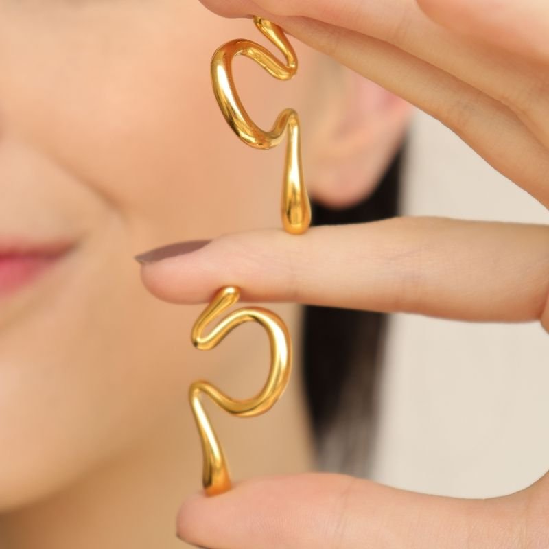 Piercing Fake Minimalista em Aço Inox (Não tem Regulagem)