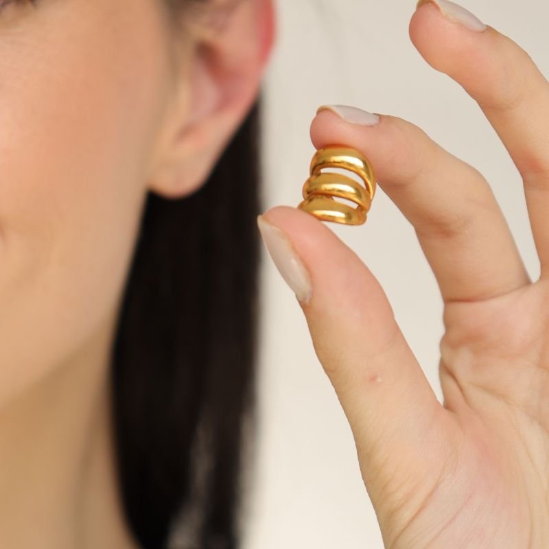 Piercing Minimalista em Aço Inox (Não tem Regulagem)