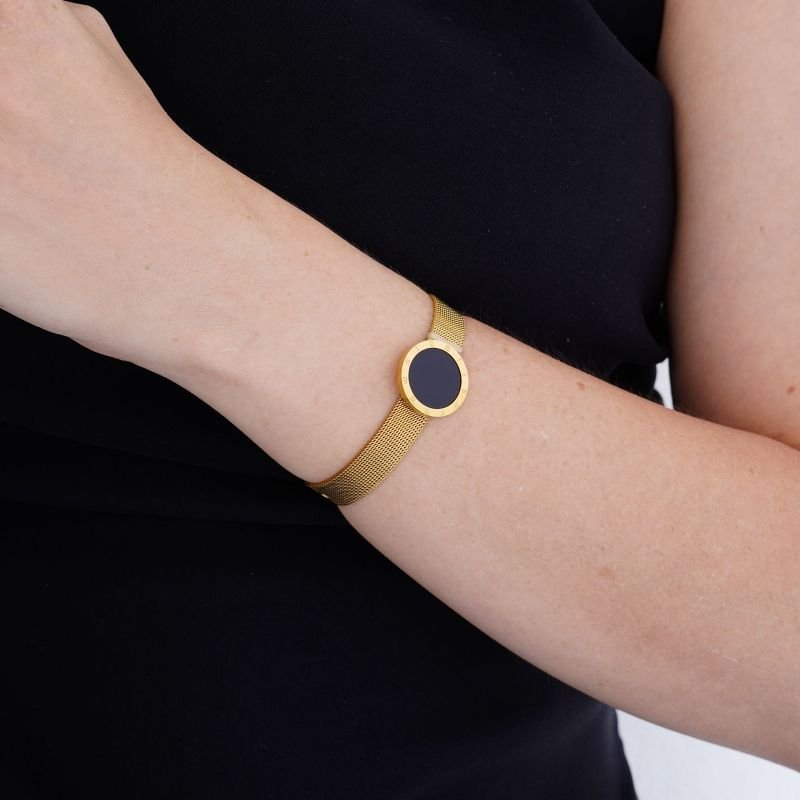 Pulseira Bracelete Números Romanos em Aço Inox (Linha Premium)