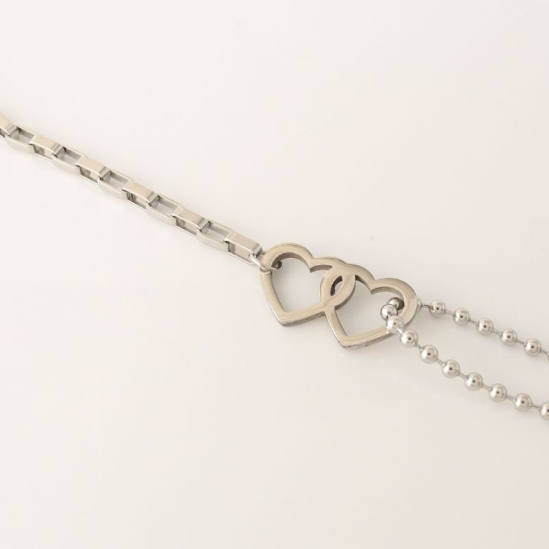 Pulseira Coração em Aço Inox