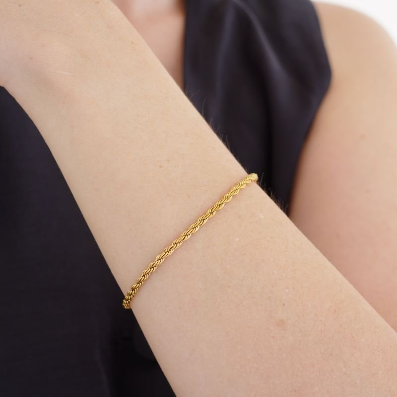 Pulseira Corrente Baiana em Aço Inox