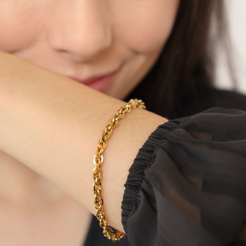 Pulseira Corrente Delicada em Aço Inox