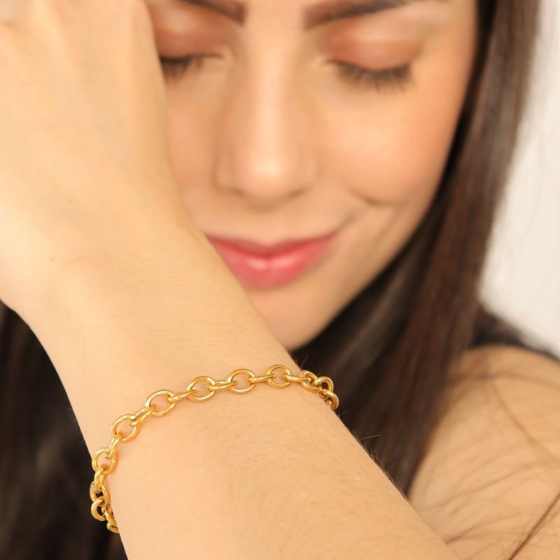 Pulseira Corrente Delicada em Aço Inox