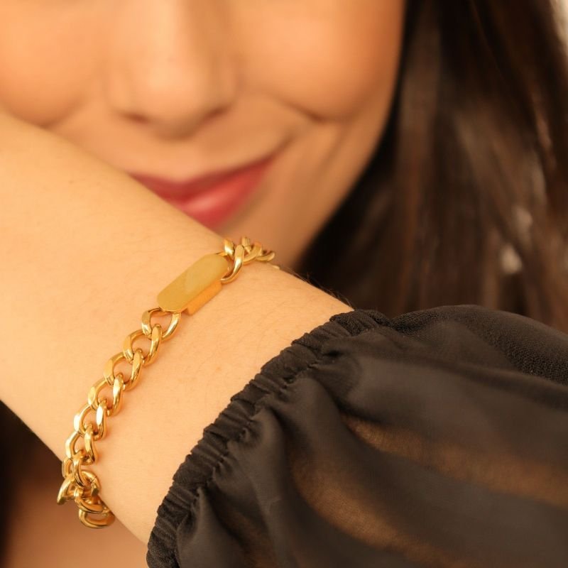 Pulseira Corrente em Aço Inox (Linha Premium)