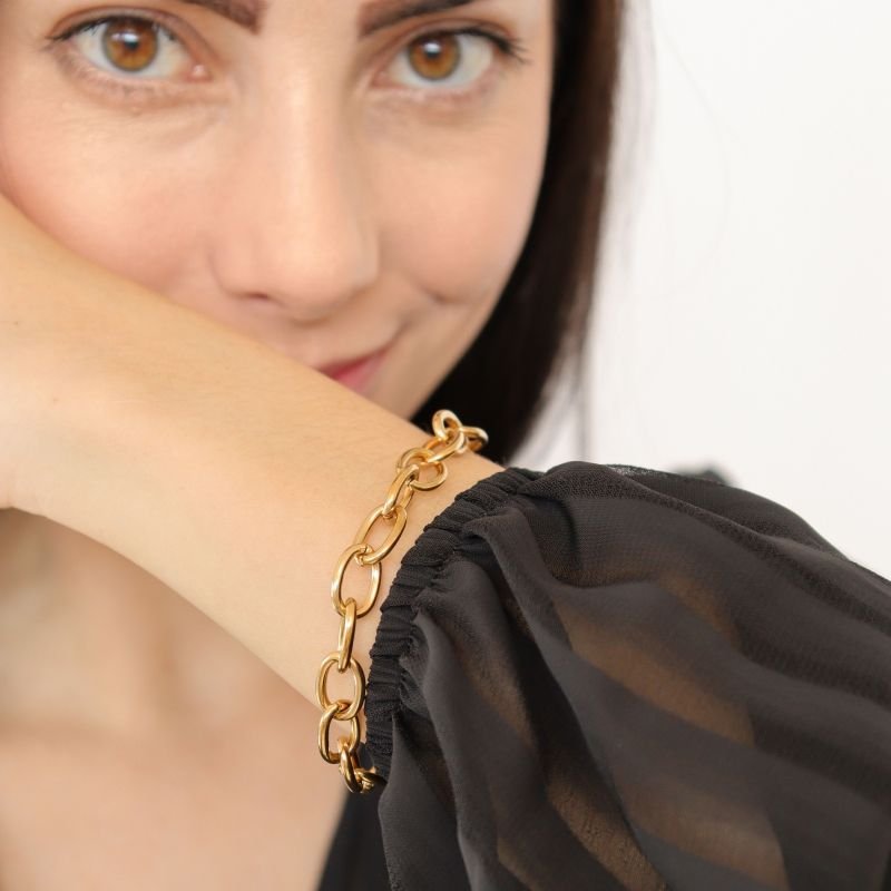 Pulseira Corrente em Aço Inox