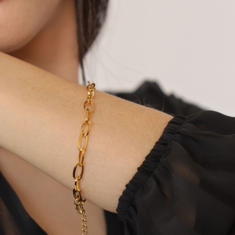 Pulseira Corrente em Aço Inox