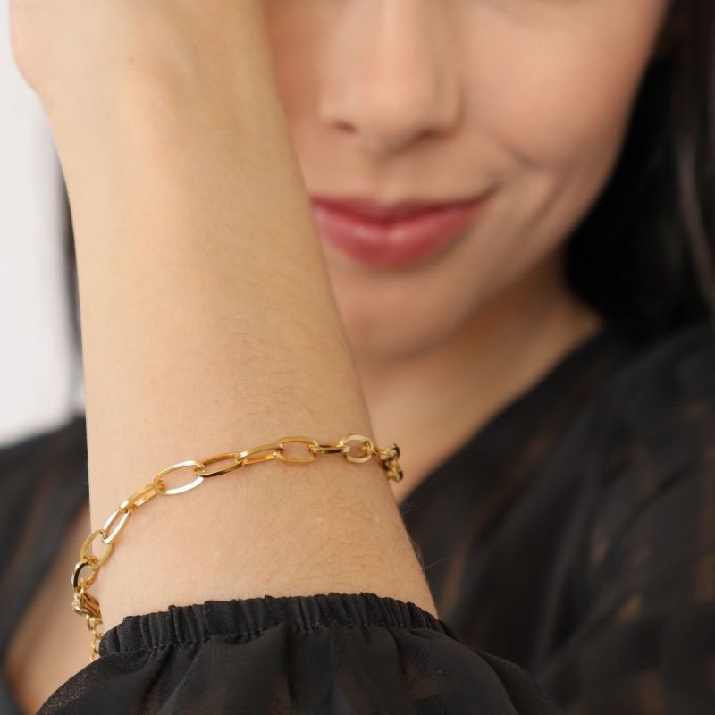 Pulseira Corrente em Aço Inox