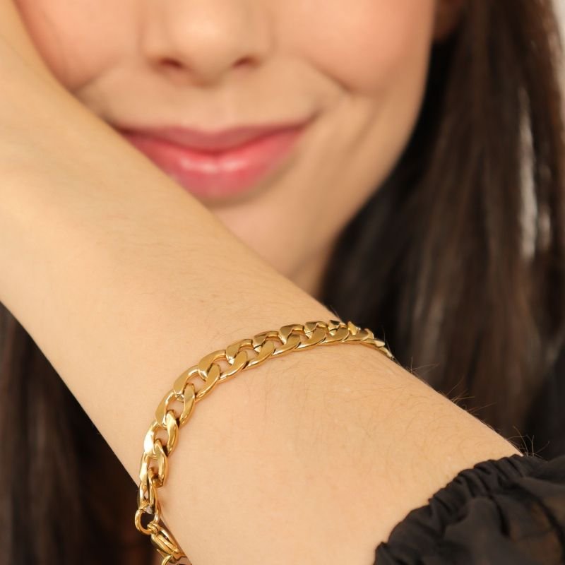 Pulseira Corrente em Aço Inox