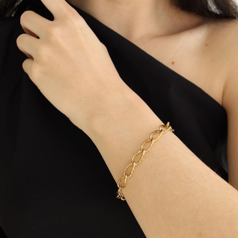 Pulseira Corrente em Aço Inox