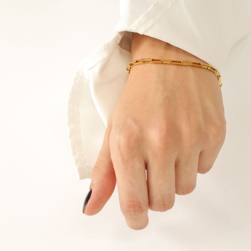 Pulseira Corrente mais espessa em Aço Inox