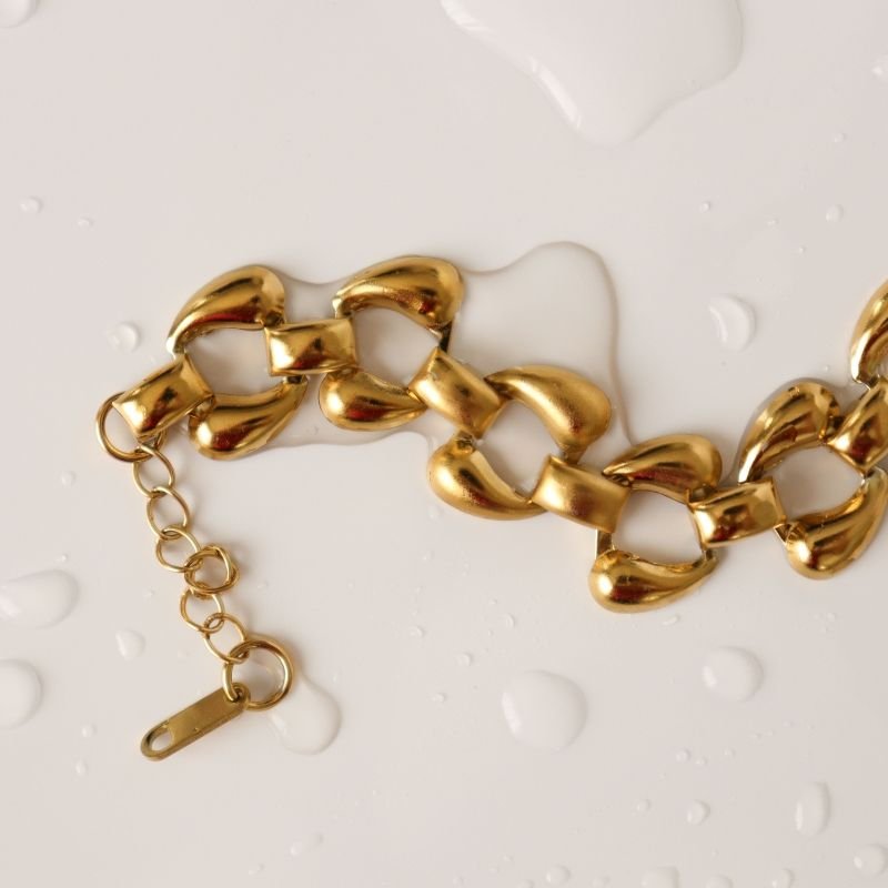 Pulseira Corrente Moderna em Aço Inox