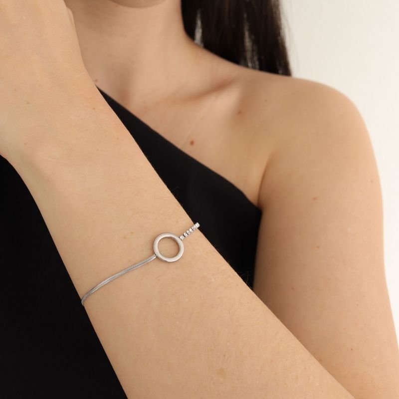 Pulseira Delicada em Aço Inox