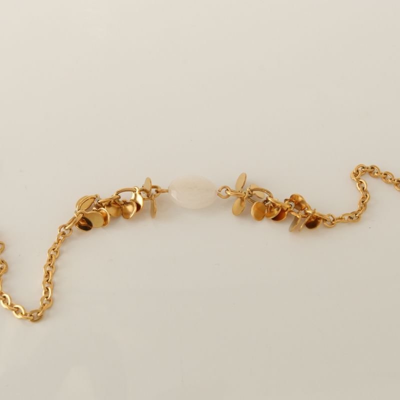 Pulseira Delicada Pedrinha em Aço Inox (Linha Premium)