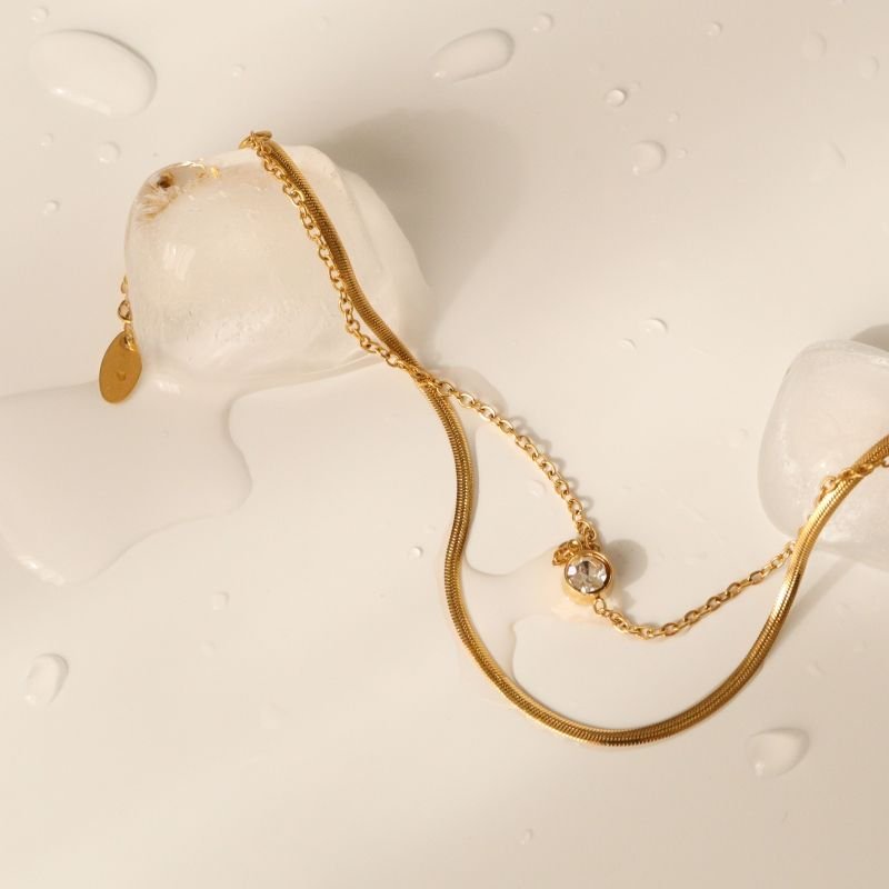 Pulseira Dupla em Aço Inox (Linha Premium)