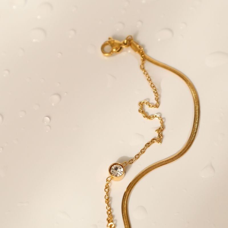 Pulseira Dupla em Aço Inox (Linha Premium)