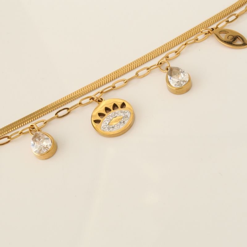 Pulseira Dupla em Aço Inox (Linha Premium)