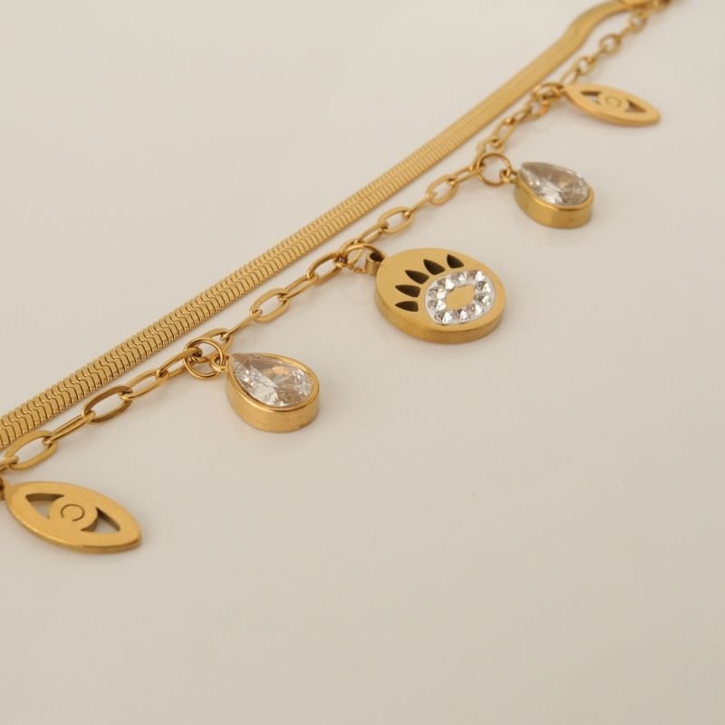 Pulseira Dupla em Aço Inox (Linha Premium)