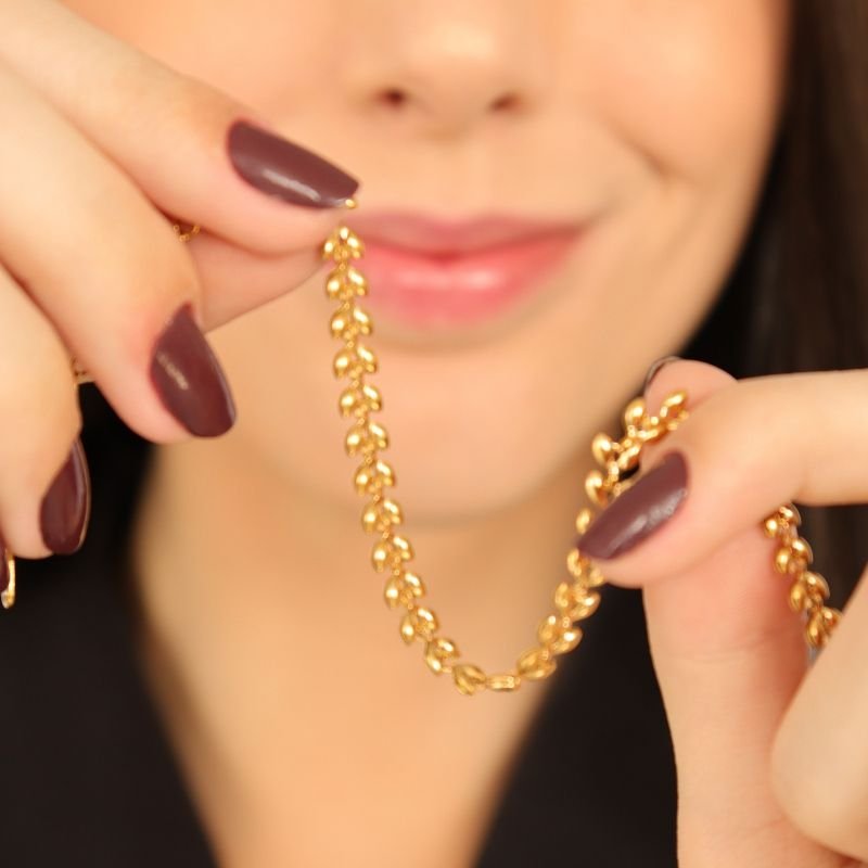 Pulseira Escama mais Grossa em Aço Inox