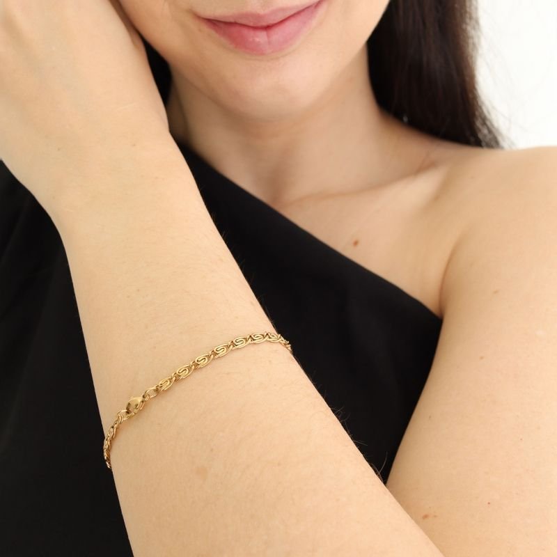 Pulseira Estilo Cartier em Aço Inox