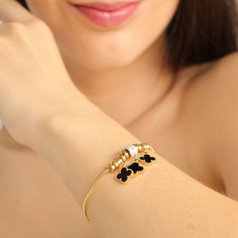 Pulseira Estilo Pandora em Aço Inox (Linha Premium)