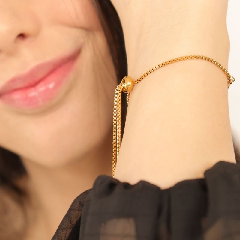 Pulseira Gravatinha Borboleta em Aço Inox