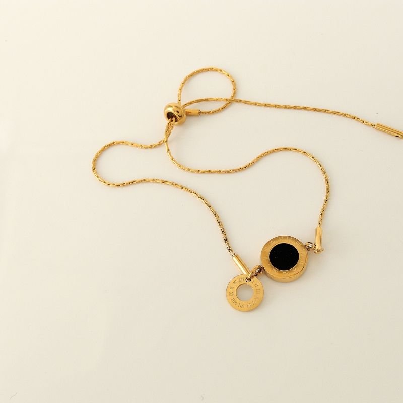 Pulseira Gravatinha com Detalhe Números Romanos em Aço Inox (Linha Premium)