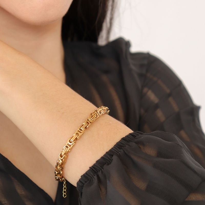 Pulseira Inspiração Fendi em Aço Inox (Linha Premium)