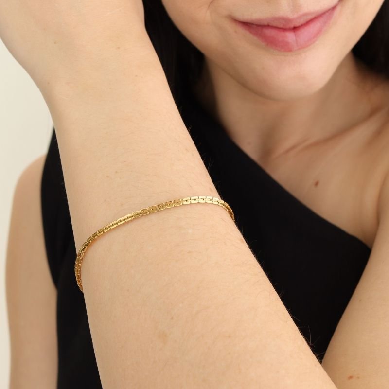 Pulseira Minimalista em Aço Inox