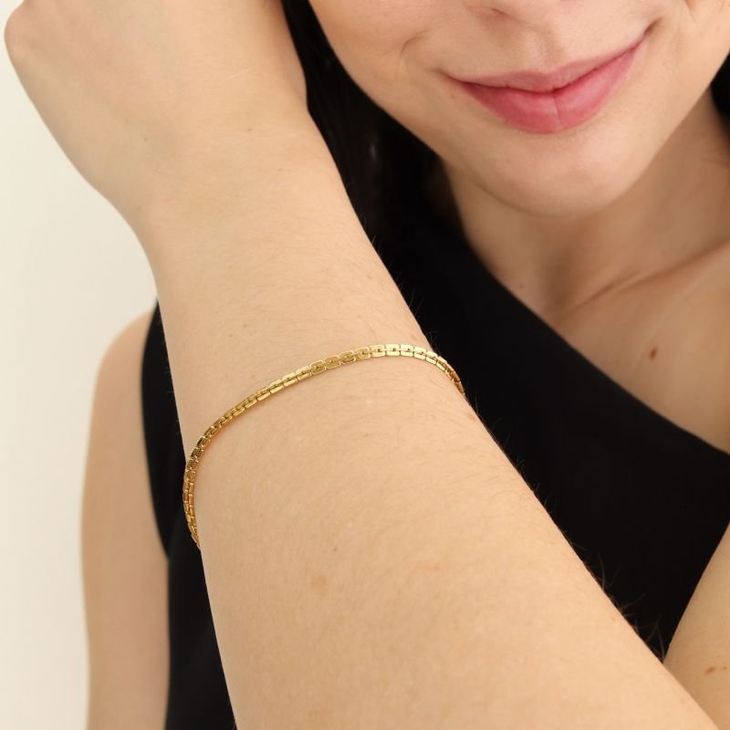 Pulseira Minimalista em Aço Inox